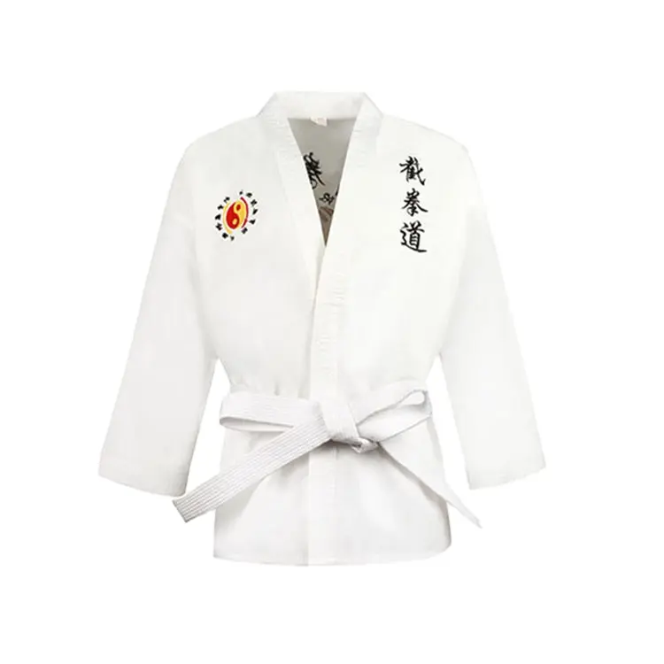 Leverancier Groothandel Premium Uniformen Bjj Kimono Bjj Gi Jiu Jitsu Gi Blauwe Judo Gi Witte 100% Katoenen Worstelbroek