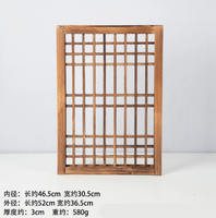 Marco de Madera Maciza Hecho a Mano Plegable Retro para Puerta/Ventana, Ecológico, Transparente, Rústico, de Malla, Colgante, para Jardín Infantil
