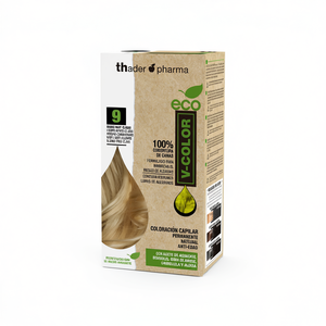 Thader Pharma V-Color <b>Vegan</b> Cream <b>Hair</b> <b>Dye</b> Kit Permanent Natural Anti-Aging Eco Formula with Avocado Oil - Product Image 2