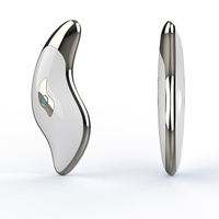 Elektrisches Augenmassagegerät Handgehaltenes Beheiztes Vibrations-Gua-Sha-Schabemassagegerät für Gesichtsstraffung ABS-Material Hochfrequenz