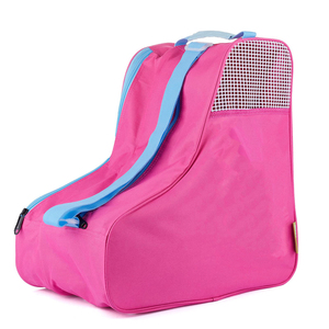 Sac à bandoulière réglable pour patins à roulettes, rangement en polyester portable pour enfants adultes patins à roues alignées à fermeture éclair, genouillères, chaussures - Product Image 1