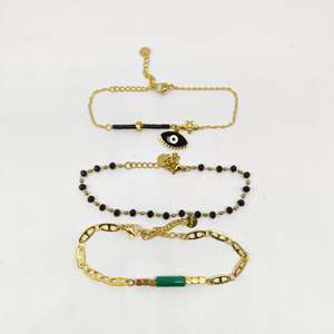 PXK-0558 สร้อยข้อมือแฟชั่นแบบโซ่และแบบเชื่อมต่อ - Product Image 1