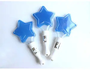 2023 Vocal Concert Party multicolor five-pointed star led flashing star stick led star glowing stick for concert