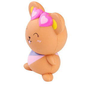 <b>Cute</b> <b>Bear</b> Soft Plush Toy Cartoon Shape Plastic Promotional Gift With Logo Printing - Product Image 3