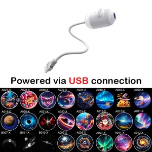 Flexible Gooseneck USB Starry Sky Projector Night <b>Light</b> Multiple Pattern Films Romantic Atmosphere <b>Light</b> Home Party Decoration - Product Image 1