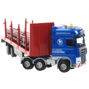Camion de transport miniature <span class=keywords><strong>en</strong></span> alliage de <span class=keywords><strong>bois</strong></span> simulé 1/50ème modèle de camion jouet pour enfants - Product Image 1