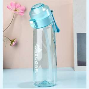 Botella de Agua de Plástico de 650 ml con Sabor a Fruta, Creativa, de Grado Alimenticio, Libre de BPA, con Cápsula de Sabor - Product Image 3