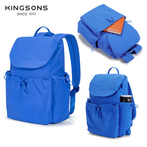 Kingsons Women's <b>Backpack</b> Casual Simple Water Repellent <b>Lightweight</b> Outdoor Travel <b>Backpack</b> Blue - Product Image 4