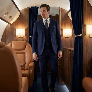 Costume élégant pour <span class=keywords><strong>homme</strong></span>, 5 pièces, coupe ajustée, style business, pour <span class=keywords><strong>mariage</strong></span>, <span class=keywords><strong>tenue</strong></span> de marié - Product Image 4