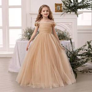 Robe de soirée en polyester pour filles, style princesse violette, pour récital de piano, spectacle sur scène, anniversaire, bal de promo, fête, déguisement - Product Image 2
