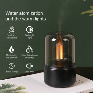 मोमबत्ती डिजाइन आरामदायक लौ नेतृत्व वाली सुगंध मिनी डिफ्यूज़र शांत धुंध निर्माता प्रकाश आग ह्यूमिडिफायर डिफ्यूज़र सुगंध गंध आग ह्यूमिडिफायर ह्यूमिडिफायर - Product Image 2