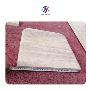 Tmz OEM/ODM màu be travertine nhà máy bên Bảng hàng đầu hàng loạt Thổ Nhĩ Kỳ Roman travertine giao diện điều khiển Bảng cho cửa hàng sang trọng - Product Image 2