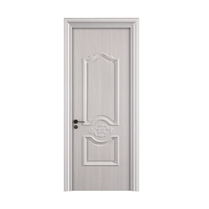 Puerta de PVC con Revestimiento de Polímero WPC, Diseño Moderno Americano, Económica, Impermeable, para Interiores, con Espuma de PU - Product Image 3