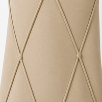Pantalon évasé taille haute pour femme avec système de coutures diagonales à cordon de suspension – Construction à passepoil géométrique, 6 couleurs