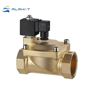 Соленоидный клапан Alahot с обычным закрытием из латуни 1 "220VAC 2/2 путь высокая температура водяной пар - Product Image 5