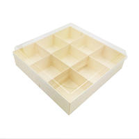 Boîtes à sushi en bois biodégradables jetables écologiques pour l'emballage des sushis et l'utilisation comme boîte à lunch