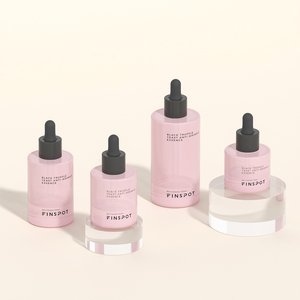 Flacon compte-gouttes en verre dégradé violet <span class=keywords><strong>FINSPOT</strong></span> personnalisé 15ml 30ml 50ml 100ml Emballage pour sérum cosmétique Huile essentielle - Product Image 2