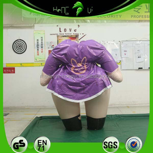 Costume gonflable violet personnalisé Hongyi en PVC, imprimé UV, pour fête au bord de la piscine - Product Image 4