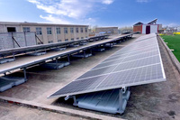 Growatt 6KW 10KW 12KW hors réseau hybride onduleur système de kit solaire avec 585W pour Nuuko Full Black Pv Module