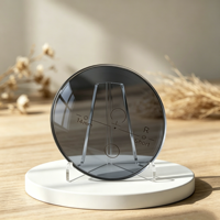 Verre progressif photochromique gris CR39 1.56, 70mm, vierge, canal 14mm, UC HC HMC, multicouches, direct usine