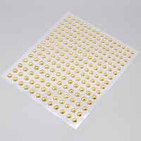 Autocollants en strass cristal en forme de cœur personnalisés, adhésifs, pour loisirs créatifs, OEM, ODM, marque privée, vente en gros