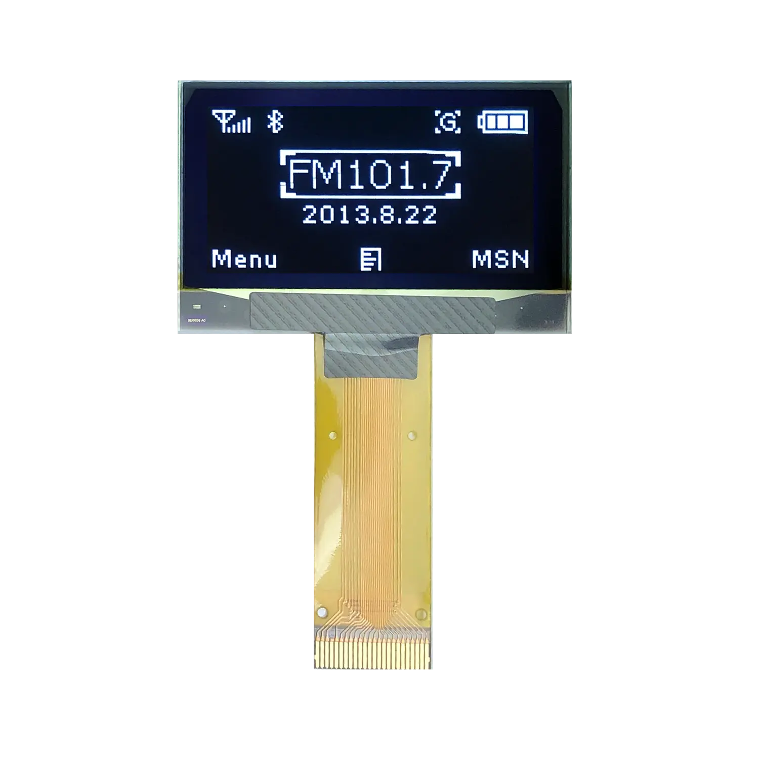 24 Pin Paralel SPI I2C SSD1309Z 1 54 "OLED 128X64 1.54 Inci OLED 128 64