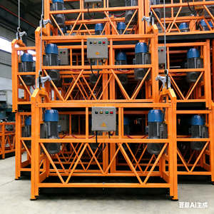 Plateforme suspendue de nettoyage de bâtiments de type élévateur, panier suspendu de construction, machine de levage, poste de travail suspendu - Product Image 4