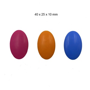 Perle in Silicone Morbido di Grado Alimentare a Forma di Ellisse per Dentizione Neonati, Collane Fai-da-Te e Clip per Ciuccio - Product Image 2