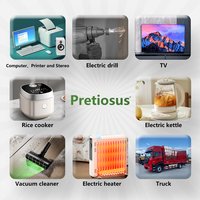 Convertisseur Pretiosus 2kw 2000 Watt, livraison rapide d'usine, onde sinusoïdale pure, convertisseur 12V 24V vers 110V 220V, convertisseur de puissance sur mesure