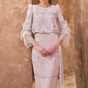 <span class=keywords><strong>2025</strong></span> Raya <span class=keywords><strong>New</strong></span> thiết kế mới nhất peplum phong cách baju kurung đẹp abaya in hoa Malaysia baju melayu hồi giáo phụ nữ Dresses - Product Image 4