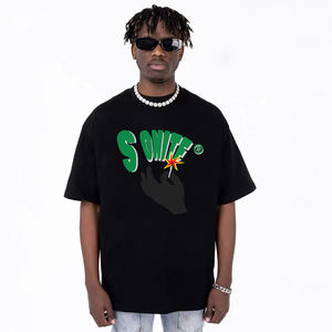 تيشيرتات قطنية 100% عالية الجودة للبيع بالجملة تيشيرتات تيشيرتات سادة مطبوعة حسب الطلب مقاس كبير باللون الأبيض من طراز للبيع بالجملة تيشيرت أبيض مقاس كبير - Product Image 2