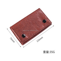 Pochette à pipe en cuir vintage portable de haute qualité avec logo personnalisé, vente en gros, stockage de tabac, directement de l'usine