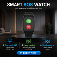 Montres intelligentes 4G économiques pour personnes âgées 2026 avec moniteur de fréquence cardiaque, appel SOS, rappel de médicaments, étanches, bracelet intelligent GPS 4G pour seniors