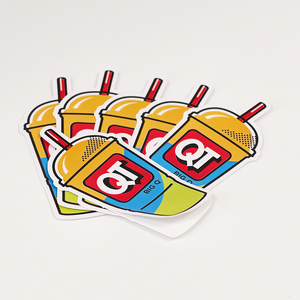 UV Resist Weatherproof Adhesive <b>Label</b> Durable Vehicle Decal Laptop Sticker <b>Waterproof</b> Vinyl Cartoon LOGO Die Cut Custom Stickers - Product Image 1