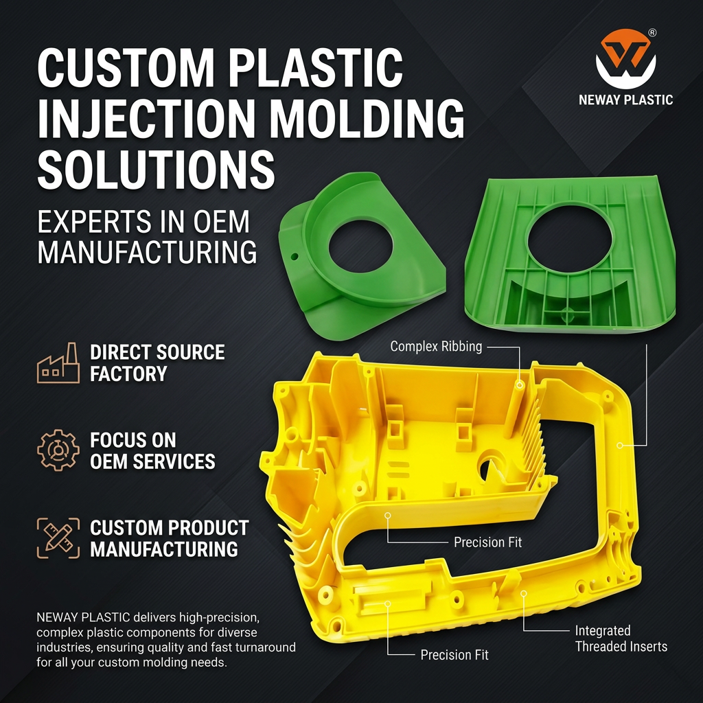 Factory Custom Making Multi-Material Plastic OEM Manufacturer Plastic Injection Molding Service Custom PP ABS Industrial