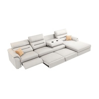Canapé inclinable électrique en cuir de luxe moderne italien GEDO 2026, mobilier de salon
