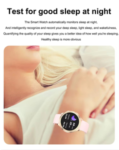Montre connectée intelligente pour femme AK53 Diamond Lady Fitness, montre de luxe pour femme, santé <span class=keywords><strong>physiologique</strong></span> féminine, appel Bluetooth BT - Product Image 3