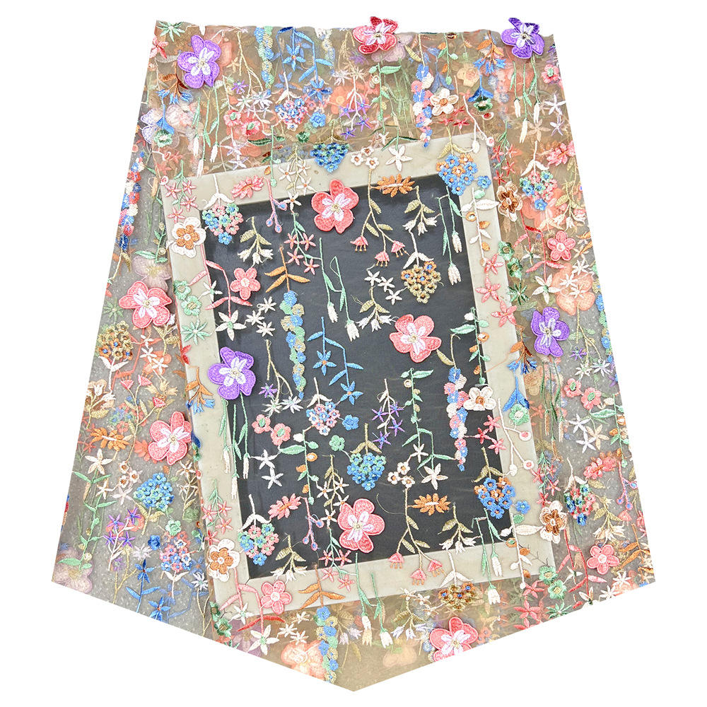 Base d'abricot motif floral-