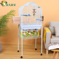 Petite cage à oiseaux pour perruches, perroquets, agapornis, parruchets, pinsons, canaris, cage à perroquets en métal pour la maison, cages d'élevage pour perruches