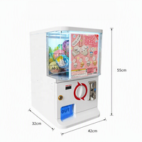 Distributeur automatique de capsules de jouets de 50 mm avec homologation CE, alimentation 110V/220V, acceptant les pièces de monnaie américaines, 1/2/3 niveaux empilables, garantie 1 an