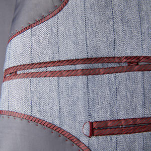 Costumes rayés neufs pour hommes, taille M-4XL, style coréen, coupe slim, gris clair, costumes décontractés trois pièces pour hommes - Product Image 6