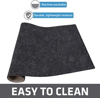 Tapis imperméable à l'eau sous l'évier de 19x24 pouces Tapis de séchage en feutre absorbant et antidérapant pour comptoir de cuisine, étagère, tiroir et doublure