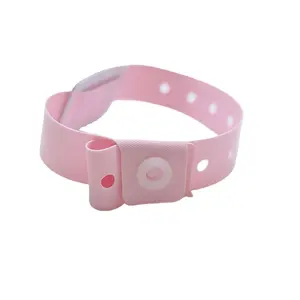 Pulsera de plástico anti RFID para adultos, banda de PVC de vinilo NFC, resistente al agua, 13,56 MHZ, con forma de L Súper suave, para barra de festival en el parque