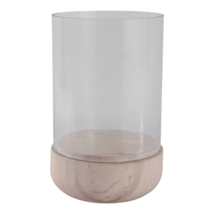 Marble Base Glass <b>Candle</b> <b>Hurricane</b> Decorative Taper <b>Candle</b> Holder For Table Centerpiece Living Room Display - Product Image 1
