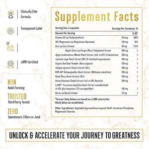 KING MAKER Suplemento para el Cuidado de la Salud 13 en 1 para Hombres, 120 Cápsulas para Aumentar la Energía, el Crecimiento Muscular Magro y la Recuperación para Adultos - Product Image 2