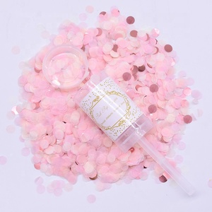 Mini piñata en papier de riz doré avec confettis pailletés, canon à confettis, papier de soie, confettis à pousser - Product Image 3