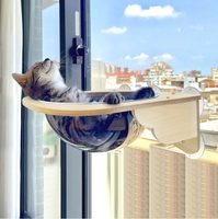 Personnalisation d'usine en gros acrylique vaisseau spatial chat hamac lit en bois Capsule chat lit