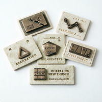 Nouveau type d'étiquette en PU gaufré, patch/étiquette/badge Jacron pour vêtements en denim et en cuir