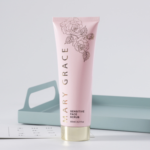 Custom logo 30ml - 250ml body lotion makeup hand cream cosmetic pink squeeze plastic empty packaging tube container