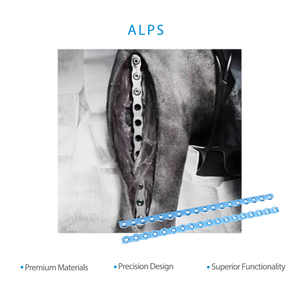 แผ่นยึดกระดูกสำหรับสัตว์เล็ก แผ่นยึดกระดูกไทเทเนียม TOOLMED ขนาด 1.6/2.4/3.2/4.0 มม. วัสดุสิ้นเปลือง - Product Image 1